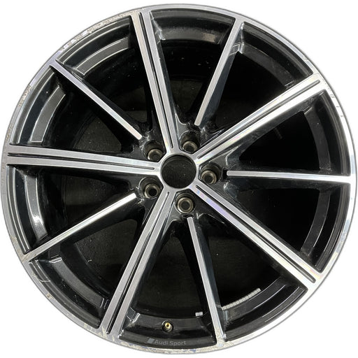 21" AUDI Q7 20-24 21x9.5 , 10 spoke Original OEM Wheel Rim - Front View