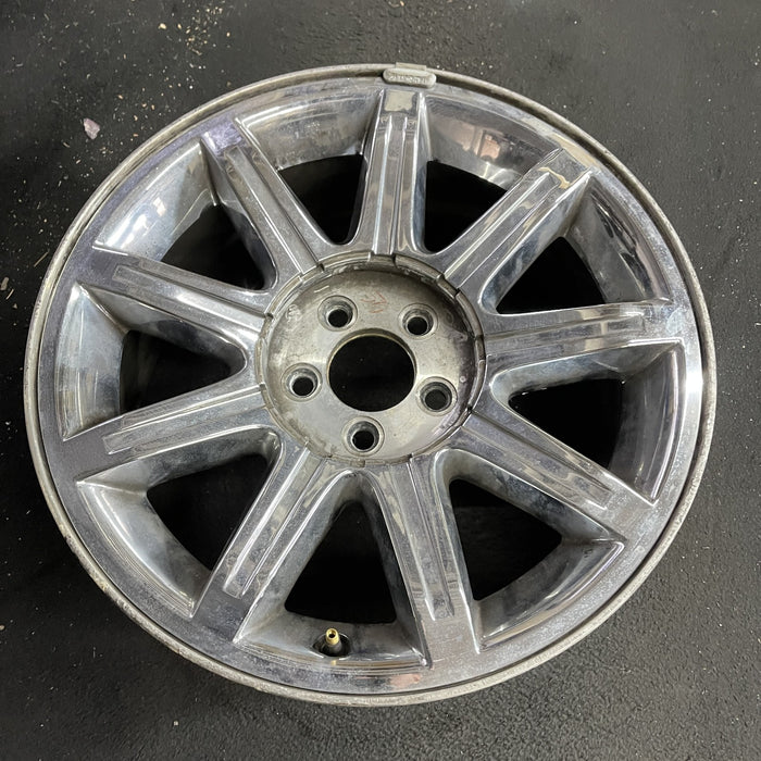 18" 300 05-06 18x7.5, , 9 spoke Original OEM Wheel Rim - Side Profile