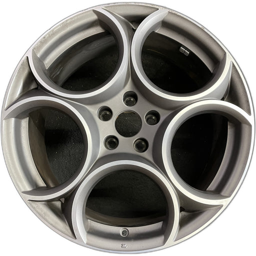 19" STELVIO 18-21 , 19x8, 5 spoke, 5 hole design Original OEM Wheel Rim - Front View