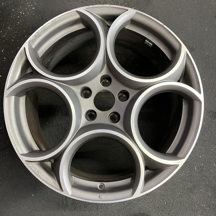 19" STELVIO 18-21 , 19x8, 5 spoke, 5 hole design Original OEM Wheel Rim - Angle View