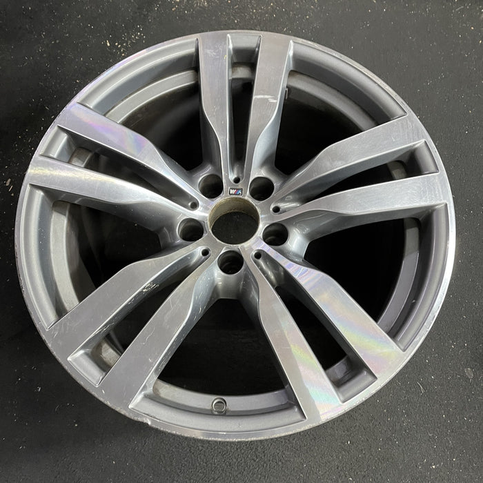 20" BMW X5M 10-13 20x11 , , double spoke, wide spoke Original OEM Wheel Rim - Side Profile
