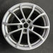 19" CORVETTE 12 19x10, front, 10 spoke, silver Original OEM Wheel Rim - Angle View
