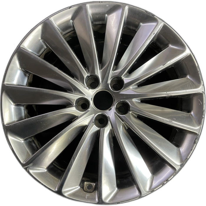 19" EQUUS 14-16 , 19x9 Original OEM Wheel Rim - Front View
