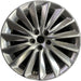19" EQUUS 14-16 , 19x9 Original OEM Wheel Rim - Front View