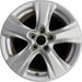 17" RAV4 19-25 17x7 alloy 5 spoke silver Original OEM Wheel Rim - Front View