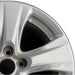 17" RAV4 19-25 17x7 alloy 5 spoke silver Original OEM Wheel Rim - Side Profile