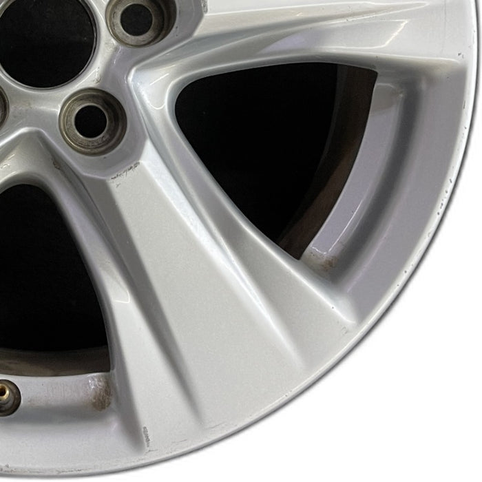 17" RAV4 19-25 17x7 alloy 5 spoke silver Original OEM Wheel Rim - Close-Up Detail