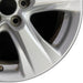 17" RAV4 19-25 17x7 alloy 5 spoke silver Original OEM Wheel Rim - Close-Up Detail