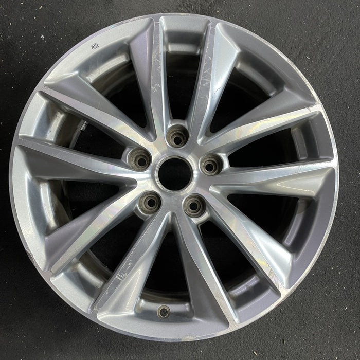 17" INFINITI Q50 16-17 17x7.5 , , machine finish Original OEM Wheel Rim - Angle View
