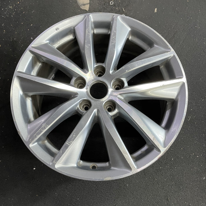 17" INFINITI Q50 16-17 17x7.5 , , machine finish Original OEM Wheel Rim - Side Profile