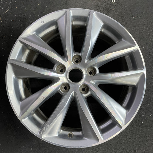 17" INFINITI Q50 16-17 17x7.5 , , machine finish Original OEM Wheel Rim - Angle View