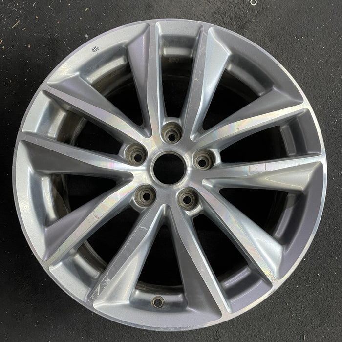 17" INFINITI Q50 16-17 17x7.5 , , machine finish Original OEM Wheel Rim - Angle View