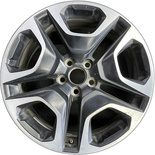 19" RAV4 19-20 19x7.5 , , matte black inlay Original OEM Wheel Rim - Front View
