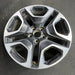 19" RAV4 19-20 19x7.5 , , matte black inlay Original OEM Wheel Rim - Side Profile