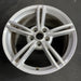 19" CORVETTE 08 19x10 , 5 double spoke, silver Original OEM Wheel Rim - Side Profile