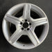 19" MERCEDES S-CLASS 07 221 Type; S550, 19x9.5, 5 spoke Original OEM Wheel Rim - Angle View