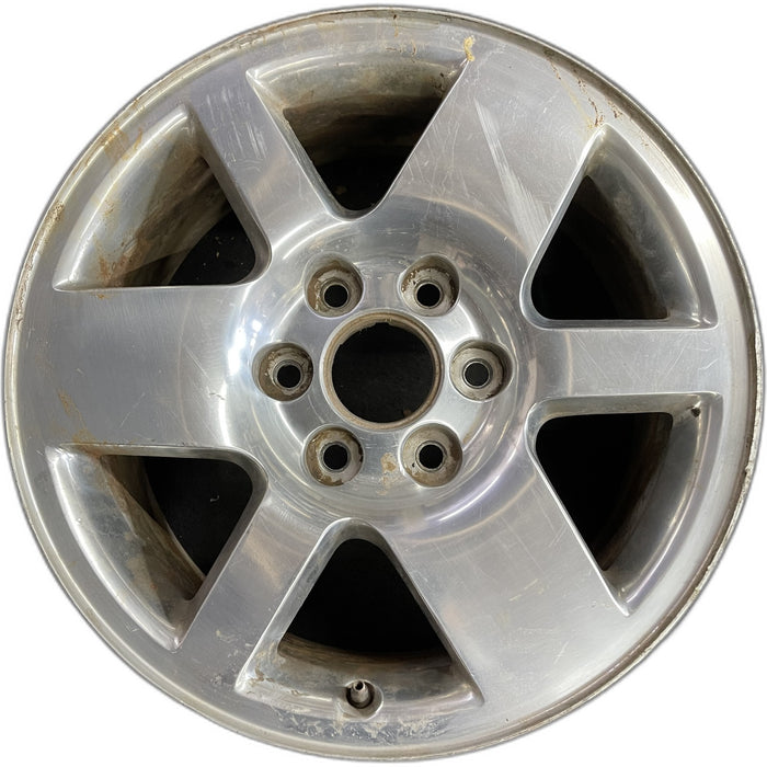18" SIERRA 1500 PICKUP 07 , 18x8 Original OEM Wheel Rim - Front View