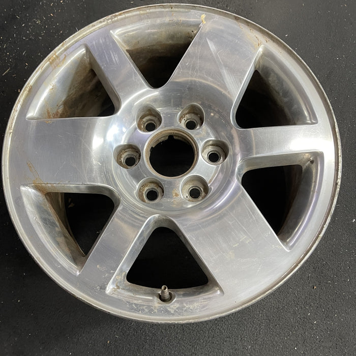 18" SIERRA 1500 PICKUP 07 , 18x8 Original OEM Wheel Rim - Side Profile