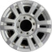 18" FORD F250SD PICKUP 17 18x8 , aluminum, 12 spoke , silver Original OEM Wheel - Front View
