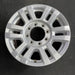 18" FORD F250SD PICKUP 17 18x8 , aluminum, 12 spoke , silver Original OEM Wheel - Side Profile
