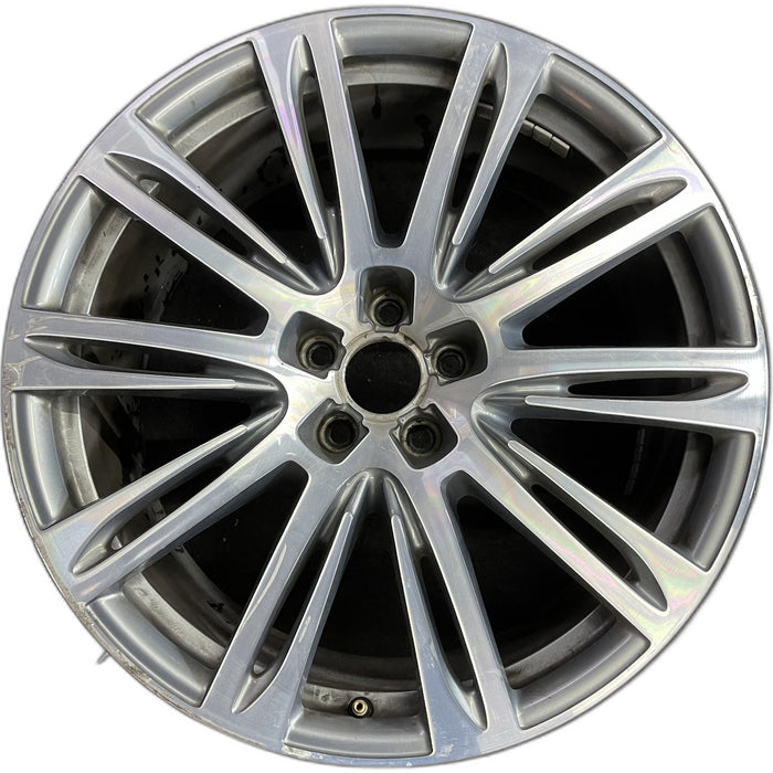20" AUDI A8 11-15 20x9 , 10 spoke Original OEM Wheel Rim - Front View
