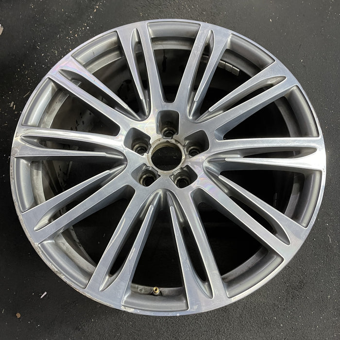 20" AUDI A8 11-15 20x9 , 10 spoke Original OEM Wheel Rim - Side Profile