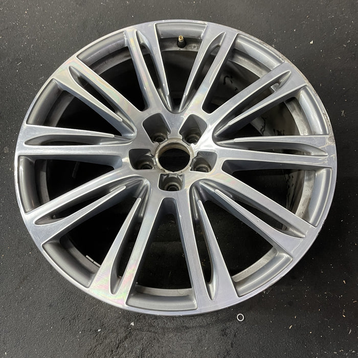 20" AUDI A8 11-15 20x9 , 10 spoke Original OEM Wheel Rim - Close-Up Detail