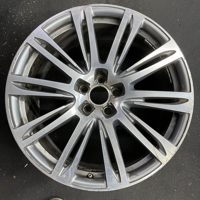 20" AUDI A8 11-15 20x9 , 10 spoke Original OEM Wheel Rim - Angle View