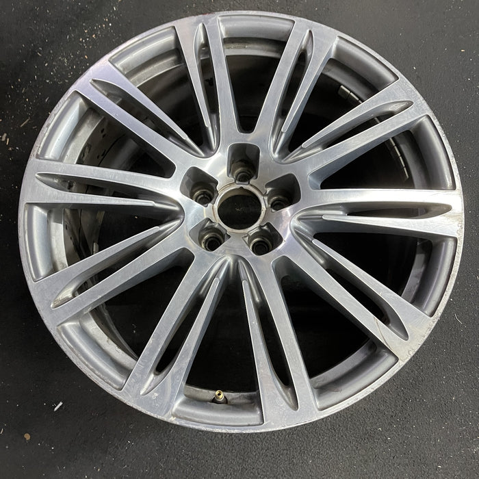 20" AUDI A8 11-15 20x9 , 10 spoke Original OEM Wheel Rim - Side Profile