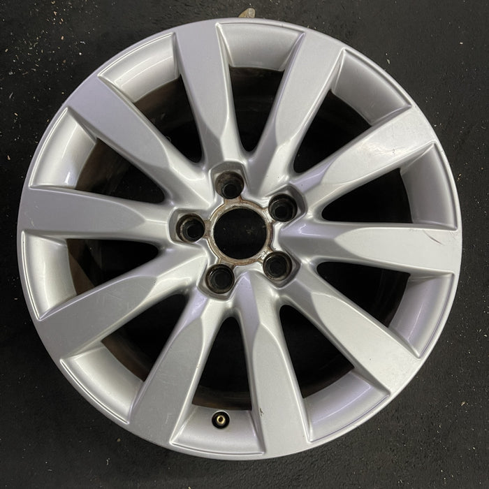 17" AUDI A4 09-12 17x8 Original OEM Wheel Rim - Angle View