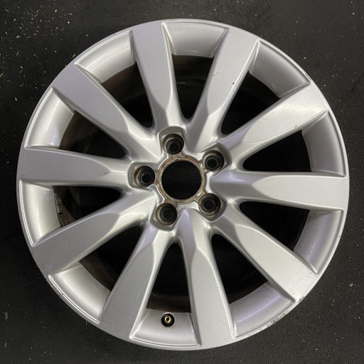17" AUDI A4 09-12 17x8 Original OEM Wheel Rim - Angle View