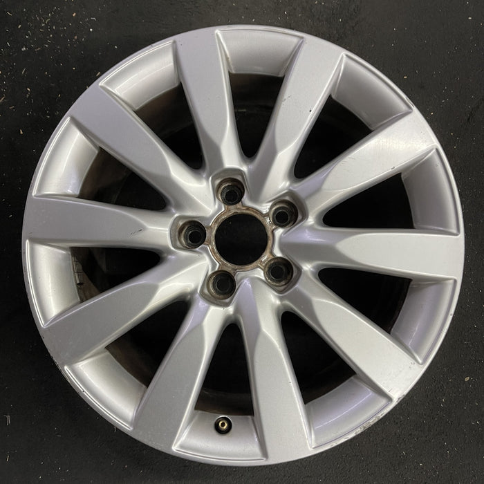 17" AUDI A4 09-12 17x8 Original OEM Wheel Rim - Angle View
