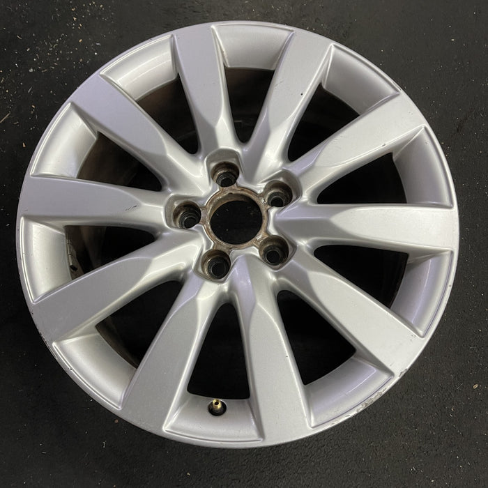 17" AUDI A4 09-12 17x8 Original OEM Wheel Rim - Side Profile