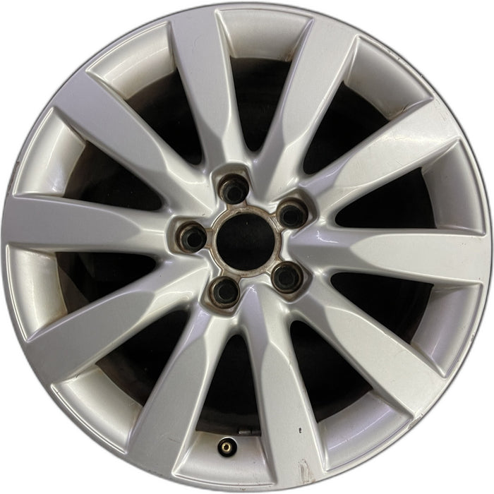 17" AUDI A4 09-12 17x8 Original OEM Wheel Rim - Front View