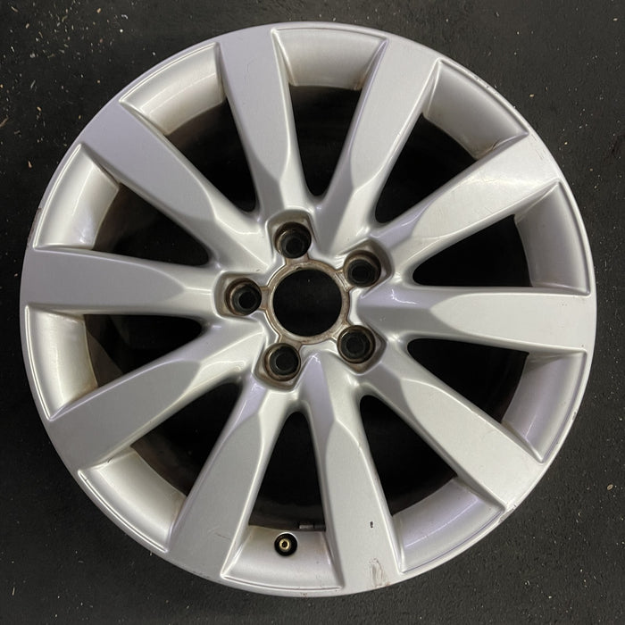 17" AUDI A4 09-12 17x8 Original OEM Wheel Rim - Angle View