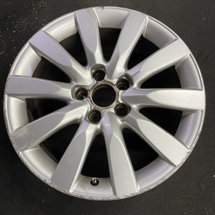 17" AUDI A4 09-12 17x8 Original OEM Wheel Rim - Side Profile