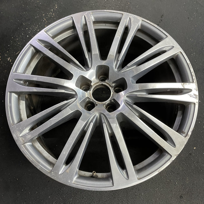 20" AUDI A8 11-15 20x9 , 10 spoke Original OEM Wheel Rim - Side Profile