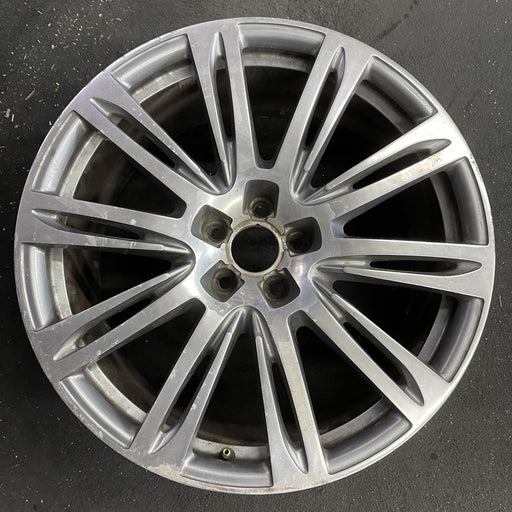 20" AUDI A8 11-15 20x9 , 10 spoke Original OEM Wheel Rim - Angle View