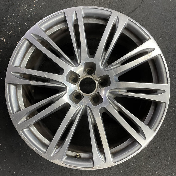 20" AUDI A8 11-15 20x9 , 10 spoke Original OEM Wheel Rim - Angle View