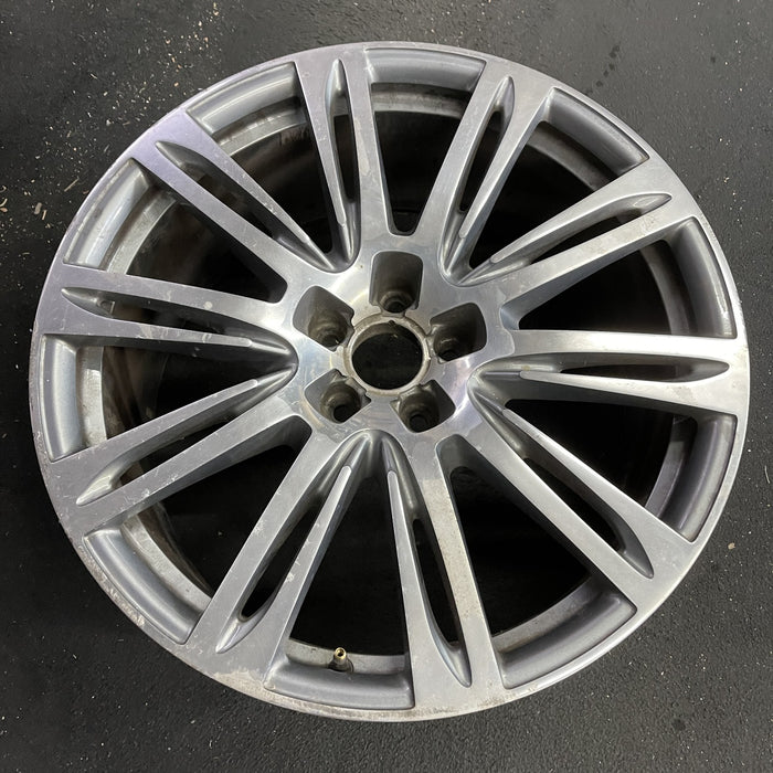 20" AUDI A8 11-15 20x9 , 10 spoke Original OEM Wheel Rim - Side Profile