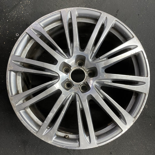 20" AUDI A8 11-15 20x9 , 10 spoke Original OEM Wheel Rim - Angle View