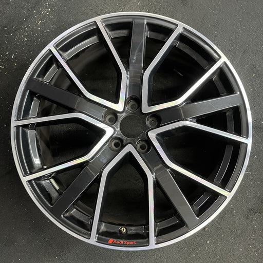 20" AUDI Q5 21-22 20x8 , 15 spoke Original OEM Wheel Rim - Angle View
