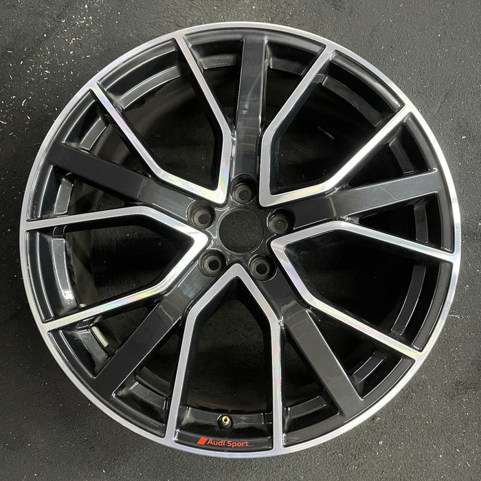 20" AUDI Q5 21-22 20x8 , 15 spoke Original OEM Wheel Rim - Angle View