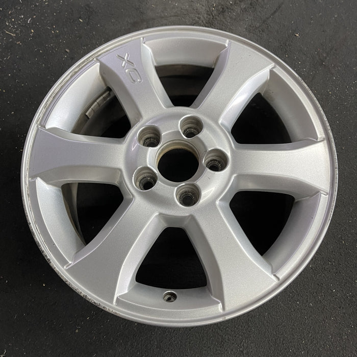 16" VOLVO 70 SERIES 08-10 16x7, , alloy, 6 spoke Original OEM Wheel Rim - Side Profile