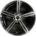18" FUSION 15-16 18x8, , 5 spoke, machined with black pockets Original OEM - Front View