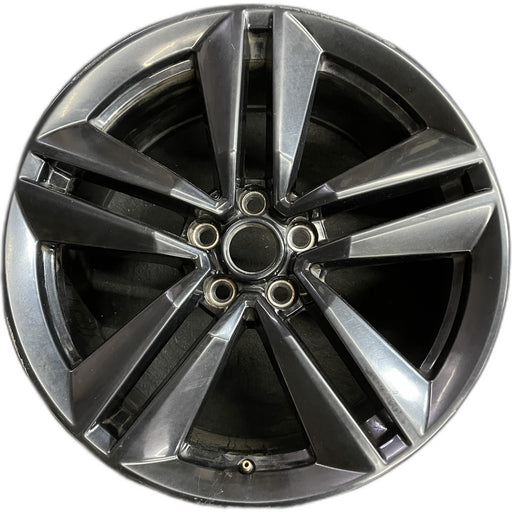 19" MUSTANG 15 19x9 , 10 spoke, 5 split spokes Original OEM Wheel Rim - Front View