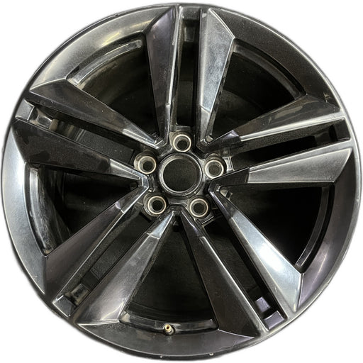 19" MUSTANG 15 19x9 , 10 spoke, 5 split spokes Original OEM Wheel Rim - Front View