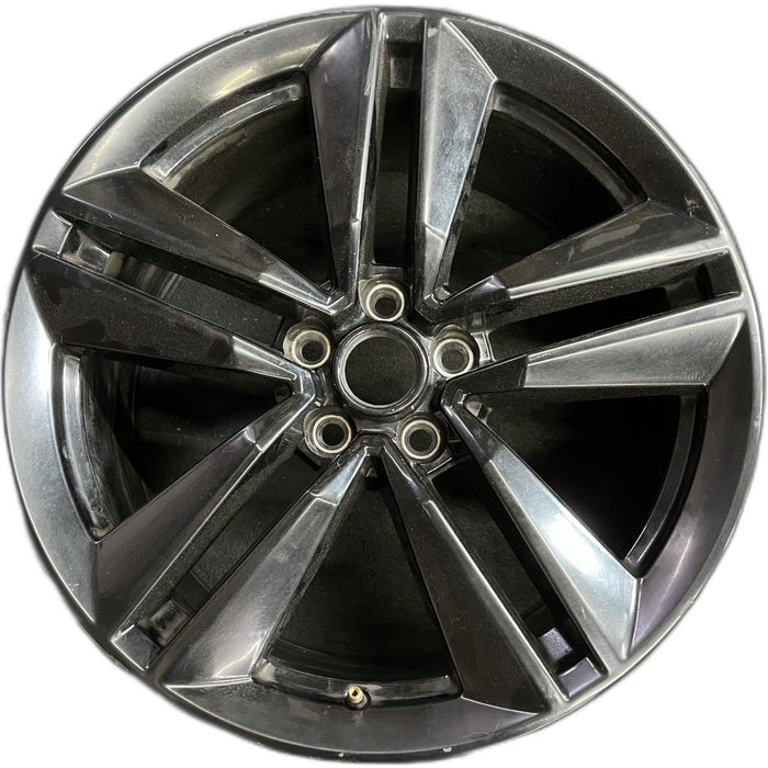 19" MUSTANG 15 19x9 , 10 spoke, 5 split spokes Original OEM Wheel Rim - Front View