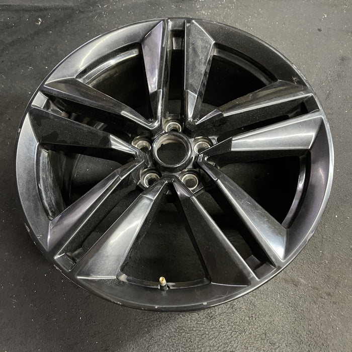 19" MUSTANG 15 19x9 , 10 spoke, 5 split spokes Original OEM Wheel Rim - Side Profile