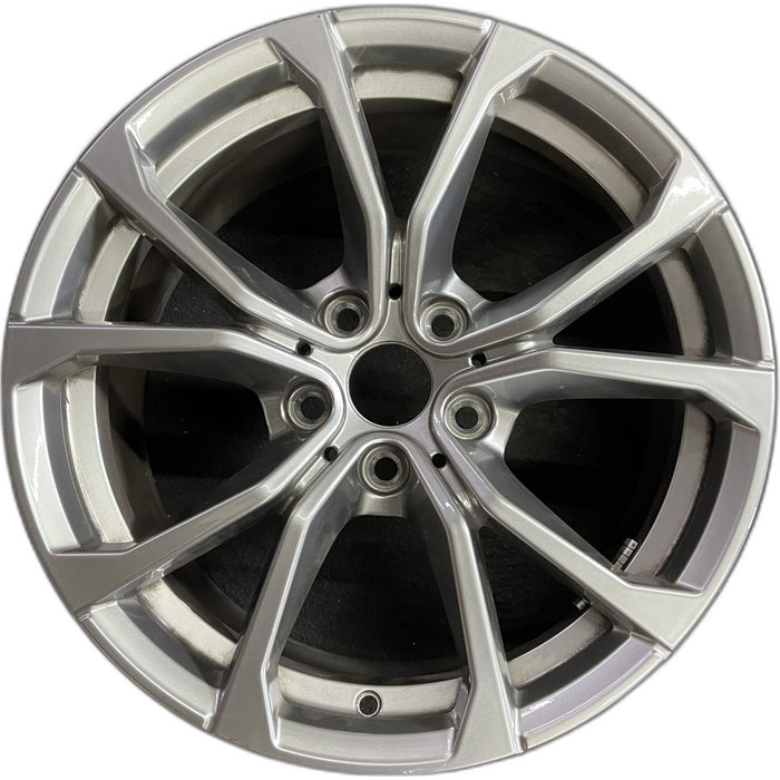 17" BMW 330i 19 Sedan, 17x7.5, 5 spoke, Y spoke Original OEM Wheel Rim - Front View